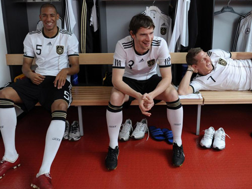 Nationalspieler bei Werbefilm