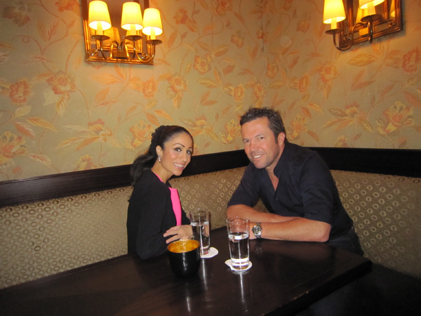 Samira Samii und Lothar Matthäus