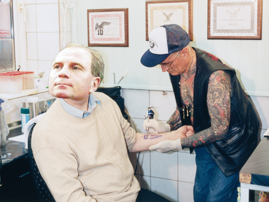 Uli Hoeneß und Tattoo Theo