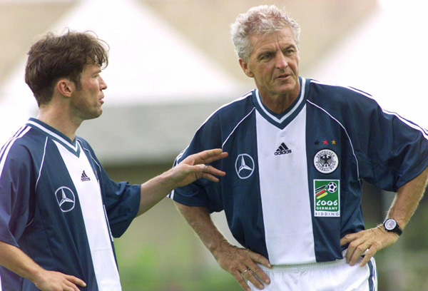 Lothar Matthäus und Erich Ribbeck