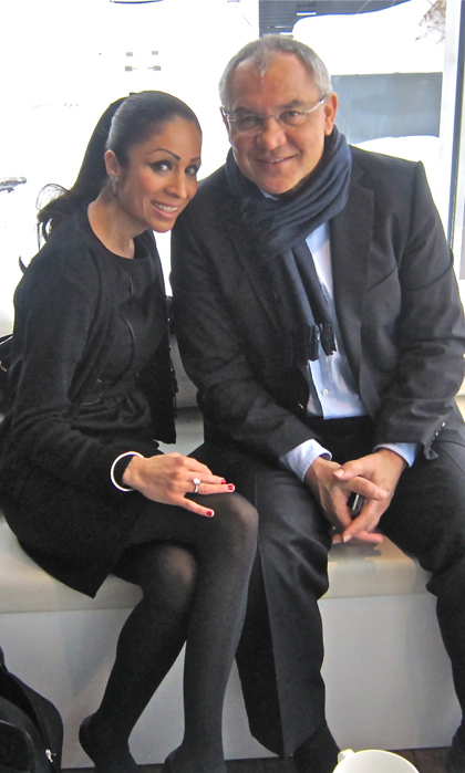 Samira Samii und Felix Magath
