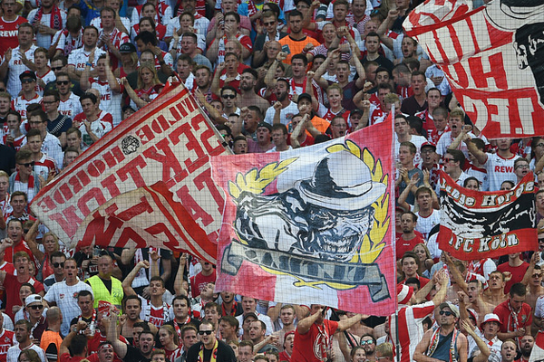 Fanblock des 1. FC Köln
