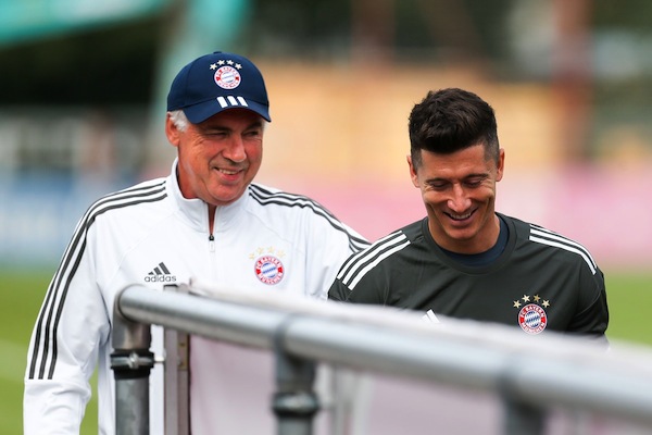 Carlo Ancelotti und Robert Lewandowski