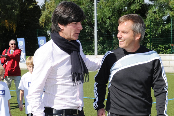 Jogi Löw und Norbert Stippel