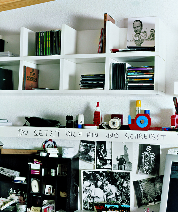 Thomas Brussigs Arbeitsplatz